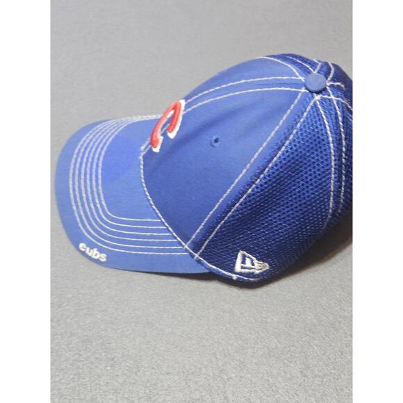 New Era Youth Hat Blue Chicago Cubs Mesh Logo Genuine Merchandise - Picture 2 of 8